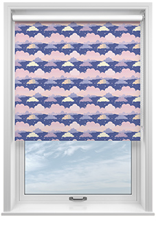 Cloudy Cosmos, Purple Twilight - Roller Blind